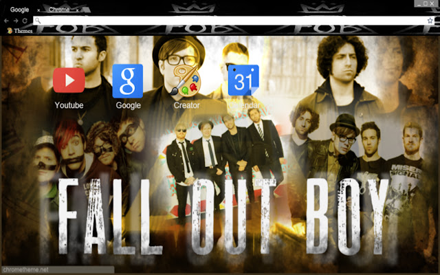 Fall Out Boy Theme chrome extension