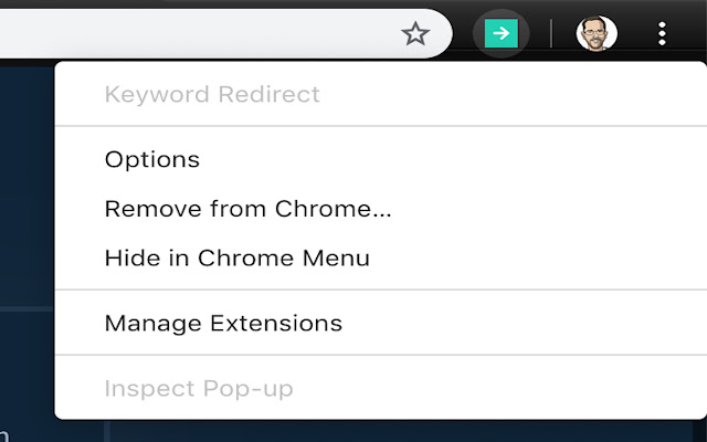 Keyword Redirect