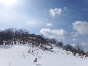 オサンババ山頂が近くに