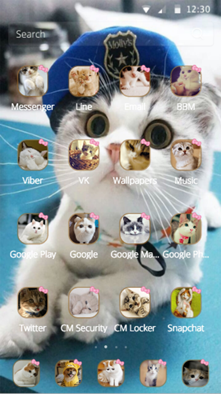 Cat theme-Cute,Adorable,Lazy Screen 2