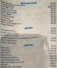 The Punjabi Restaurant menu 4