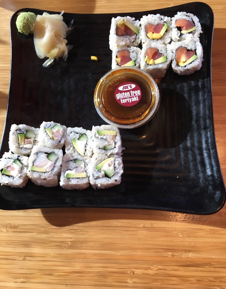 Gluten-Free Sushi at Tokyo Joe's