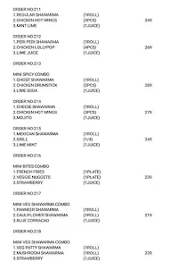 Chick-Inn menu 2