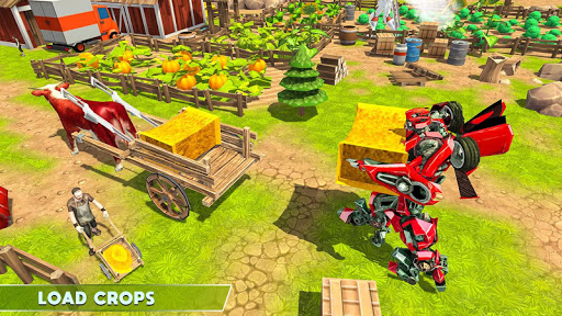 Super Robot Farmer Village Tractor Farming