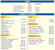 Hotel Poigai menu 1