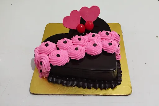 Valentine Chocolate Delite Heart Cake