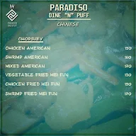 Paradiso menu 7