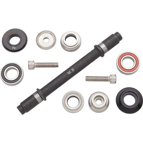 Surly Ultra New Hub Axle Kit for 120mm Rear Free/Free Black