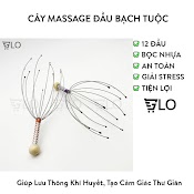 Cây Massage Đầu Bạch Tuộc 12 Châm Cứu Thư Giãn Chống Căng Thẳng