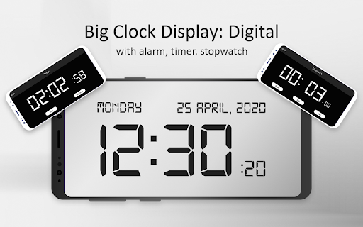 Screenshot Big Clock Display: Digital