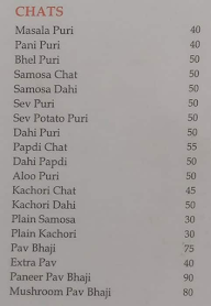 Savi Sagar menu 5