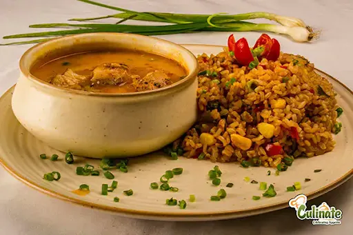 Chicken Cuon And Satay Platter