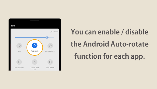 Control de rotación automática Pro APK (pago / completo) 1