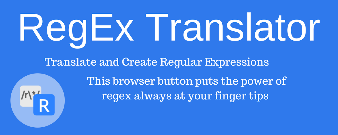 RegExTranslator: Decode RegEx in your browser Preview image 1