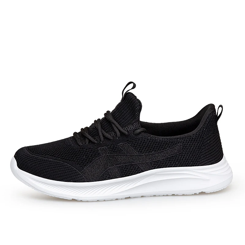 Stare buty do chodzenia w podróży Fly-knit sneakers, miękka podeszwa antypoślizgowa, idealne na długie wędrówki i komfort.