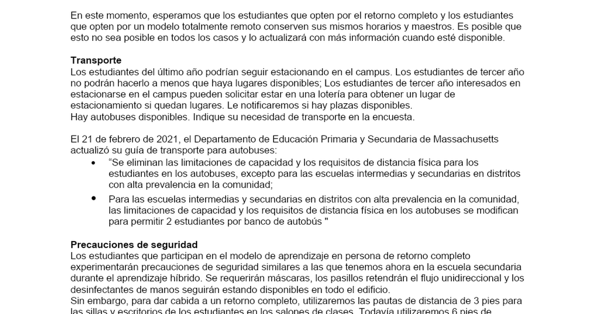 March Letter-Spanish.docx