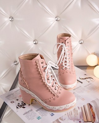 Title 3, Womens Lace Cutout Boots. Experience elegance ...