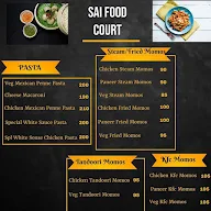 Sai Food Court menu 1