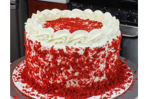 Red Velvet Cream Cheese Frosting Cake