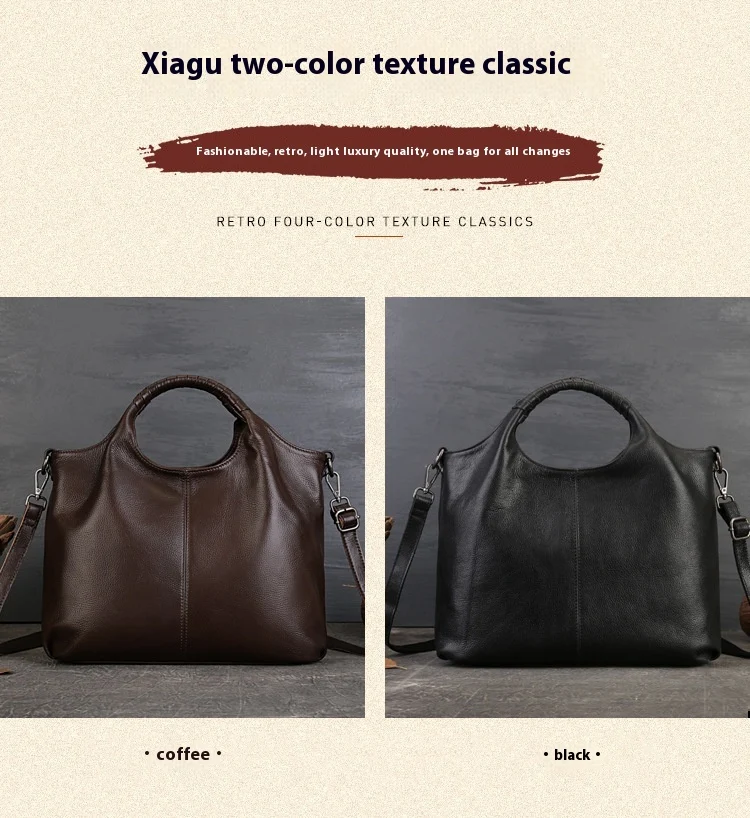 Title 4, Vintage damestas, tote bag, gemaakt van hoogwaa...