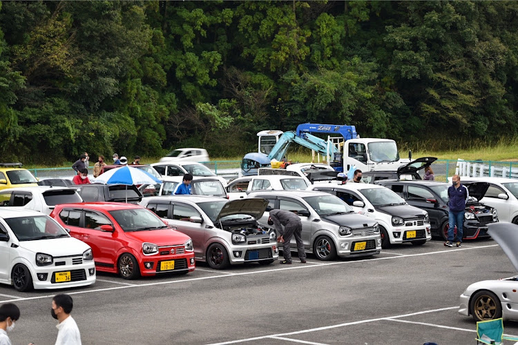アルトワークスのナビック走行会・モーターランド鈴鹿・オフ会に関するカスタム事例の投稿画像15枚目