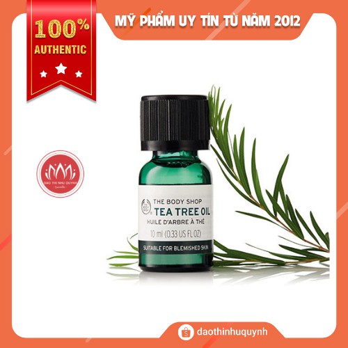 Tinh Dầu Tràm Trà The Body Shop Cho Da Mụn Tea Tree Oil 10Ml