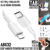 Cáp Anker Powerline Ii C To L 0.9M Chính Hãng - A8632 A8633 (Bảo Hành 18T)