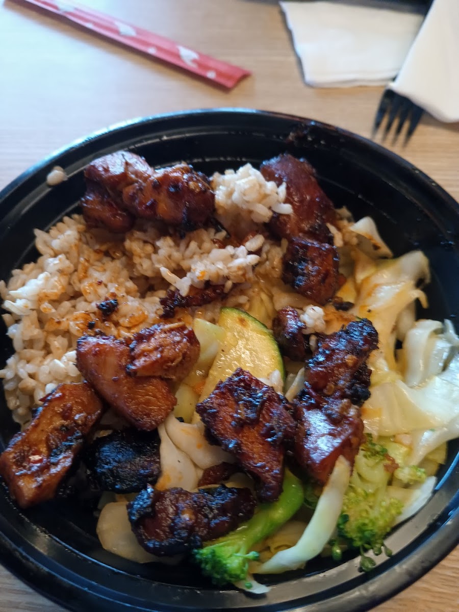 Spicy teriyaki chicken