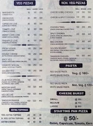 Pizza Club menu 2