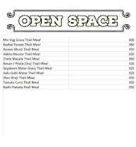 Open Space menu 1