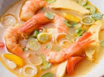 Hot and Sour Shrimp Soup (Weight Watcher)