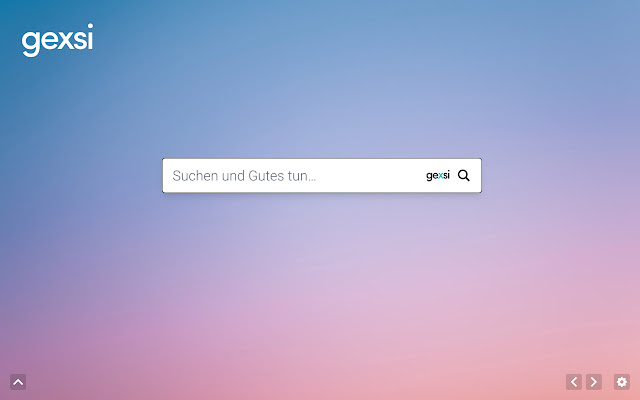 Gexsi – The search engine for a better world chrome extension
