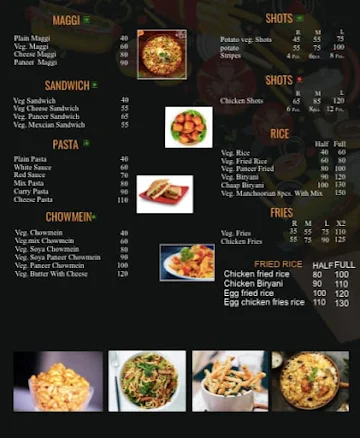 Chatore Cafe menu 