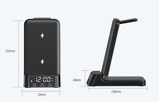 Title 3, Four in One Wireless Base Phone Holder Charger....