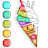 Ice Cream Coloring Game icon