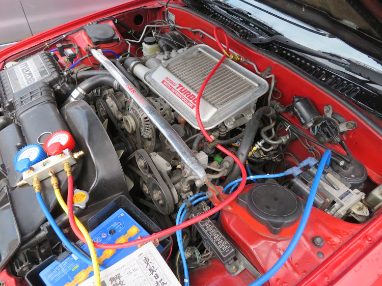 RX-7のエアコンレトロフィットに関するカスタム事例の投稿画像3枚目