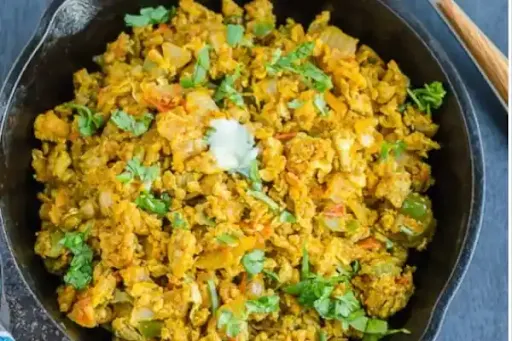 Egg White Bhurji [3 Eggs, 2 Pav]