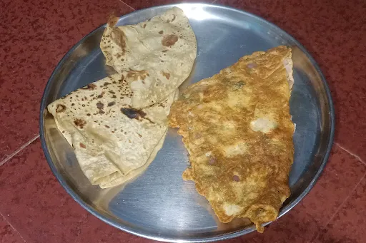 2 Chapati With Egg Omelette [2 Eggs]