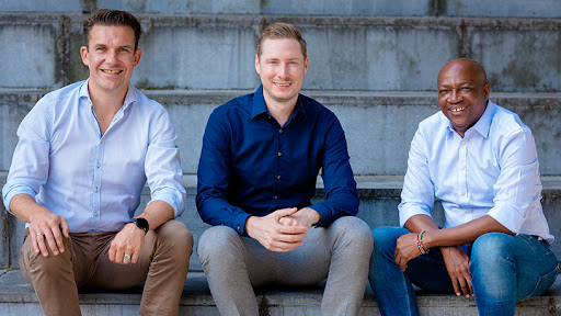 Talk360 co-founders Hans Osnabrugge, Jorne Schamp and Dean Hiine.