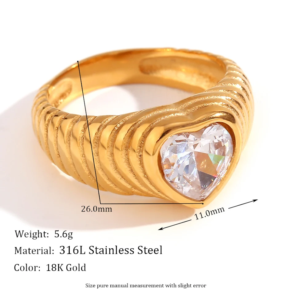 Pulseira Retrô Fashion Minoria Aço Inoxidável Banhado a Ouro 18K Anel Conjunto Joias Estilo Vintage Charmoso Presente