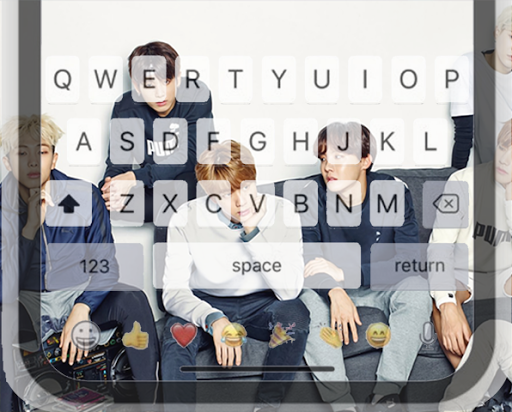 Cute and Cool of BTS Keyboard Theme