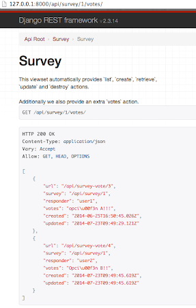 Django REST Framework example of custom action results