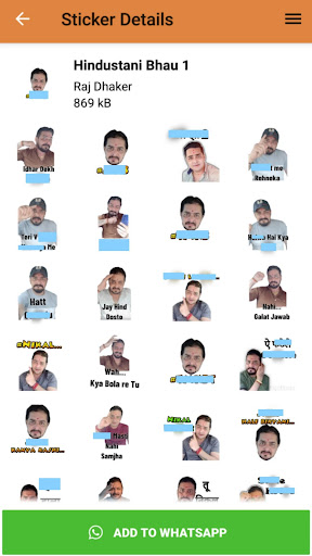 Hindustani Bhau Stickers For WhatsApp - WAStickers