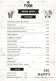 Haze menu 8