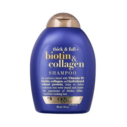 Dầu Gội OGX Biotin & Collagen Làm Dày Tóc 385ml +Thick & Full + Biotin & Collagen Shampoo