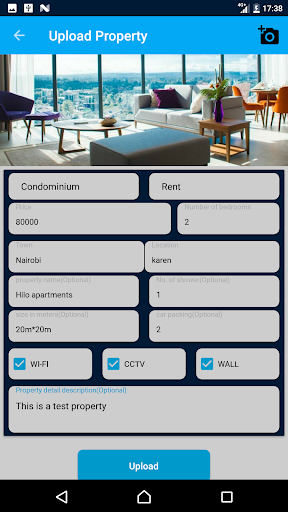 Screenshot KejaApp Real-estate