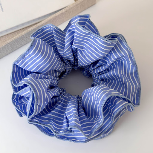 Title 9, Sweet Blue Striped Double-layer Large Intestine...