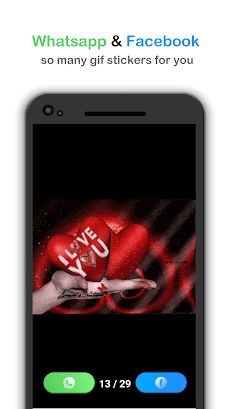 Romantic Gif Stickers For WhatsAppのおすすめ画像4