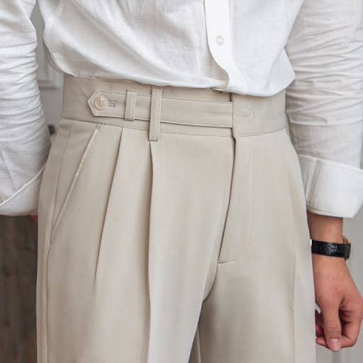 Title 2, Mens Mid-High Waist Straight Leg Nine-point Pa...