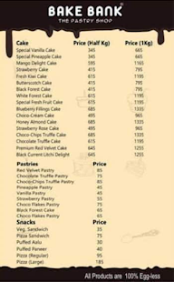 Bake Bank menu 1